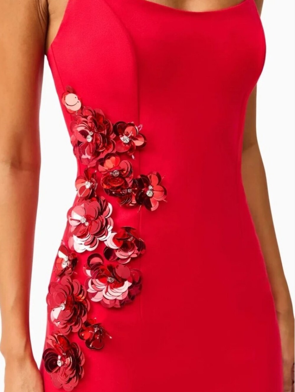 Elliat Yasmine strapless midi dress.